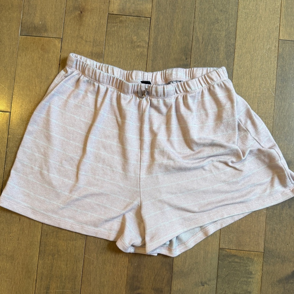 Tahari Women's Light Pink Bedtime Shorts